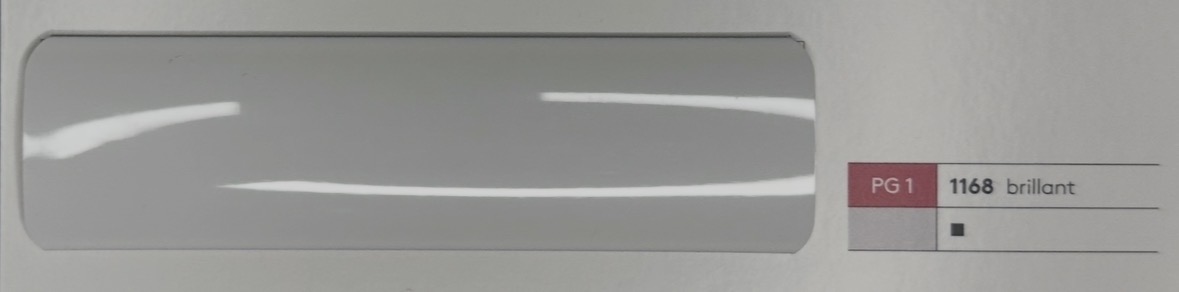 Alu-Jalousie 25 mm Weiss & Perle — Lamellenfarbe brillant (Nr. 1168)
