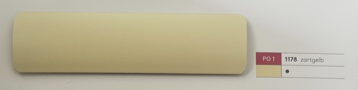 Alu-Jalousie 25 mm in Gelb & Rot