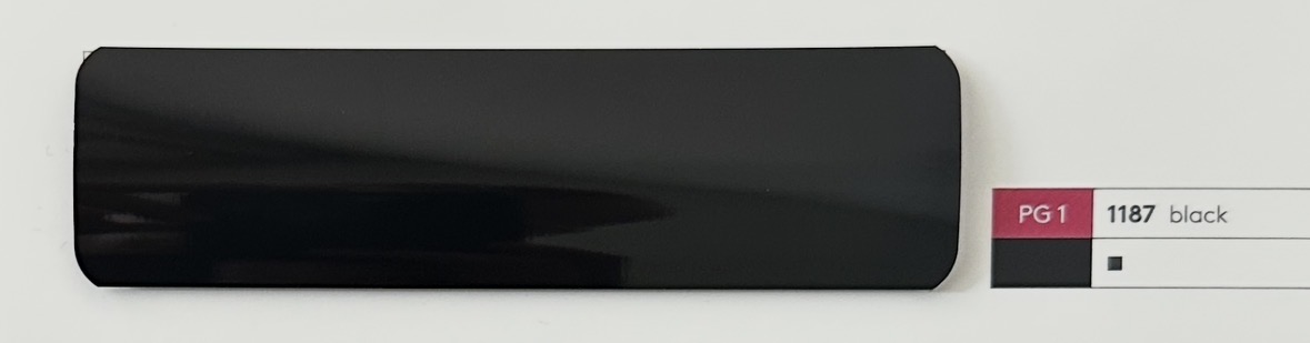 Alu-Jalousie 25 mm in Schwarz