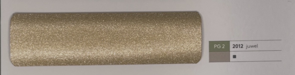 Alu-Jalousie 25 mm Goldtöne — Lamellenfarbe juwel (Nr. 2012)