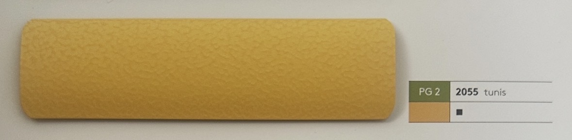 Alu-Jalousie 25 mm Gelb & Rot — Lamellenfarbe tunis (Nr. 2055)
