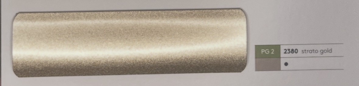 Alu-Jalousie 25 mm Goldtöne — Lamellenfarbe strato gold (Nr. 2380)