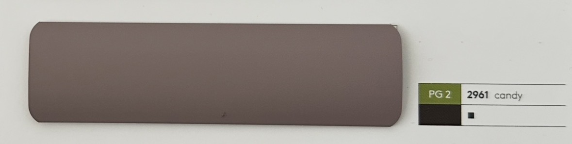 Alu-Jalousie 25 mm Braun & Taupe — Lamellenfarbe candy (Nr. 2961)