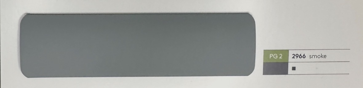 Alu-Jalousie 25 mm Salbei & Petrol — Lamellenfarbe smoke (Nr. 2966)