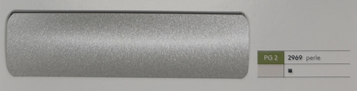 Alu-Jalousie 25 mm Weiss & Perle — Lamellenfarbe perle (Nr. 2969)