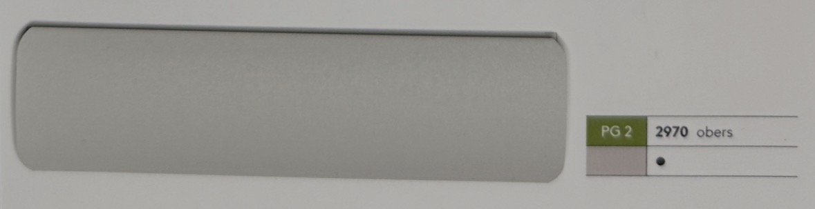 Alu-Jalousie 25 mm Weiss & Perle — Lamellenfarbe obers (Nr. 2970)