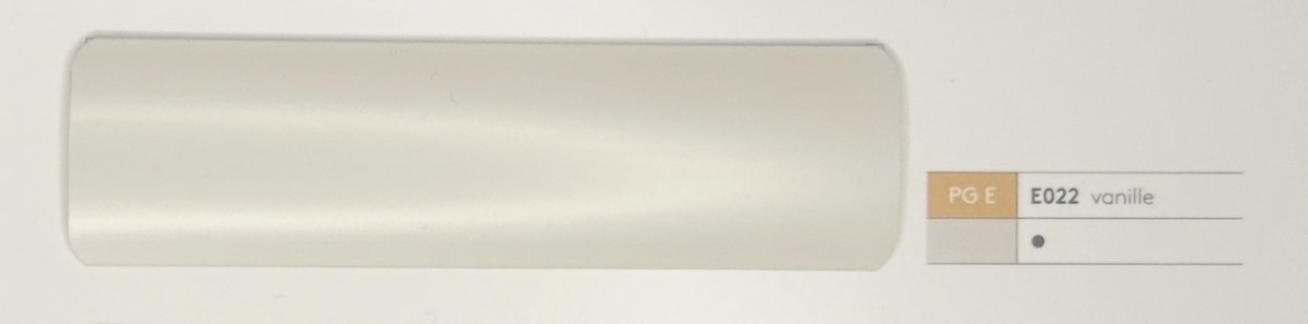 Alu-Jalousie 25 mm Beige & Creme — Lamellenfarbe vanille (Nr. E022)