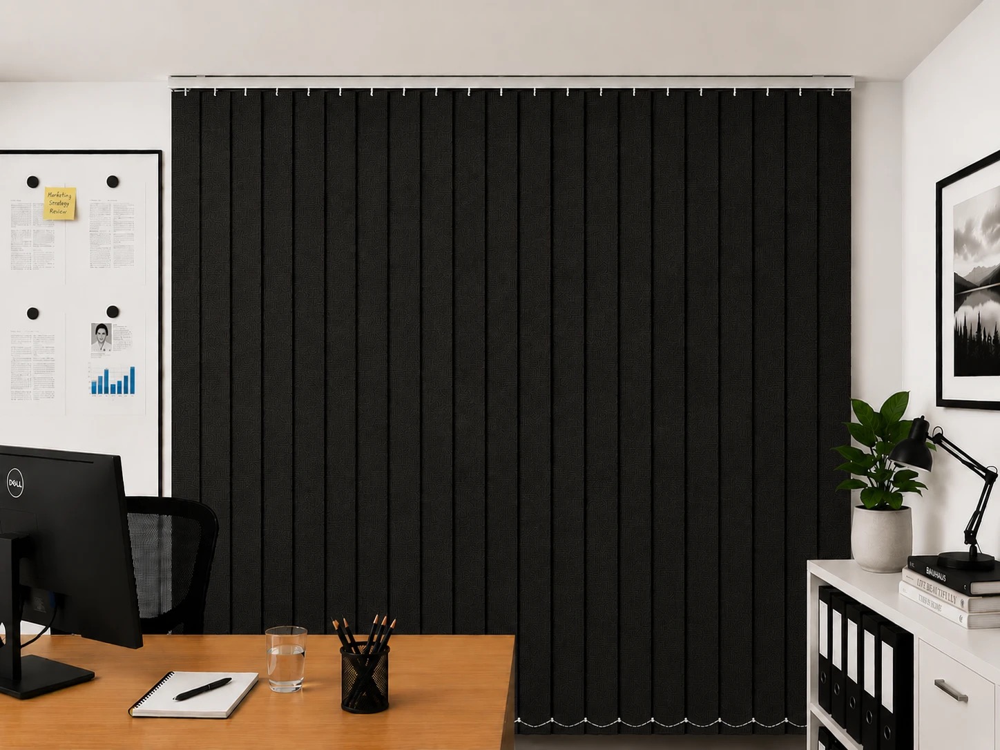 Vertikallamellen E403 schwarz