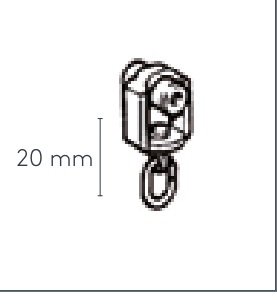 Roller mit drehbarer Öse Ersatzteil