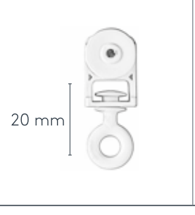 Roller mit drehbarer Öse Ersatzteil