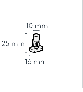 Unterteil für Deckenhänger 4144/6 Wandträger einläufig Ersatzteil