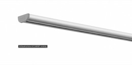 Schleuderschiene 422 DISKRET in Silber