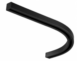Schleuderschiene 455 TOP in Schwarz