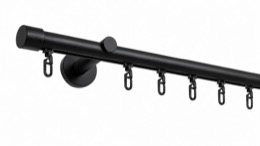 Schleuderschiene 465 ROUND in Schwarz