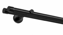 Schleuderschiene 465 ROUND in Schwarz