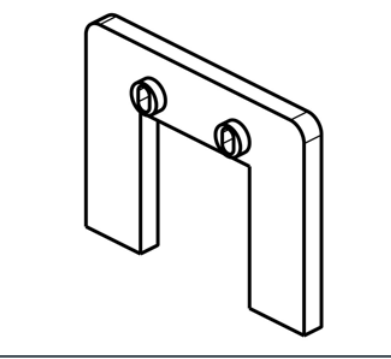 Distanzplatte 4 mm Ersatzteil