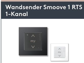 Wandsender Smoove 1 RTS (1-Kanal) Ersatzteil